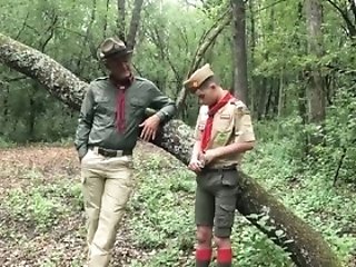 Scout Master Dillon Stone Fucked Hard Maxwell Outdoor