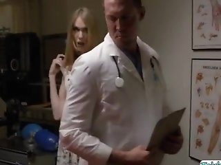 Skinny And Smalltits Tranny Gets Fucked In The Medical Center With Crystal Thayer