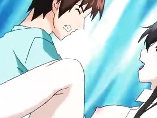 Big-titted Anime Cougar Fucks A Schoolboy Gamer - Uncensored Scene
