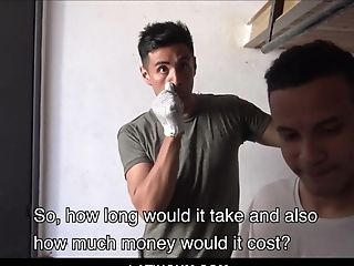 Unexperienced Latino Maintenance Boys Fuck For Cash While On Job