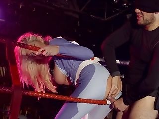 Horny Duo Is In The Ring, Fucking Like They Are Crazy There